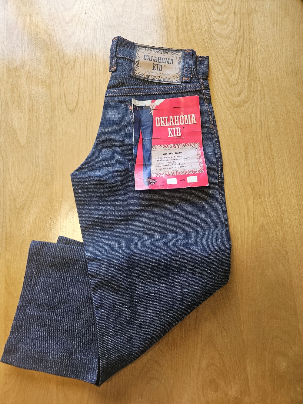 Vintage Deadstock OAKLAHOMA KID Kids Jeans Denim
